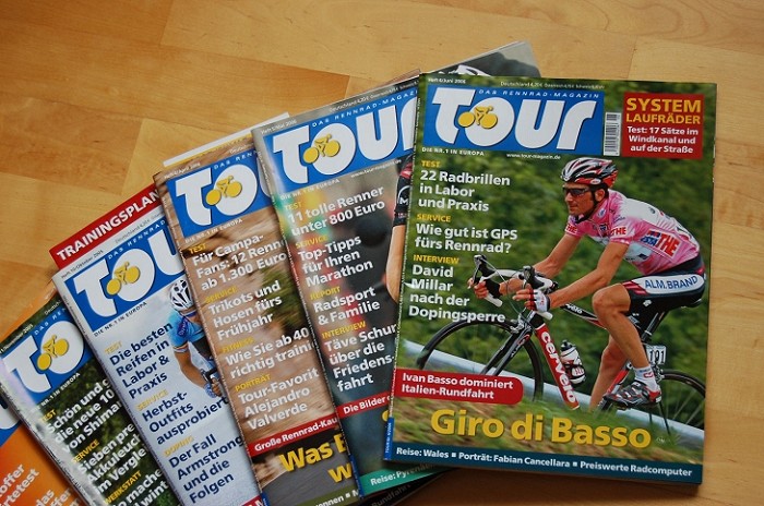 Zeitschriftensammlung "tour"
